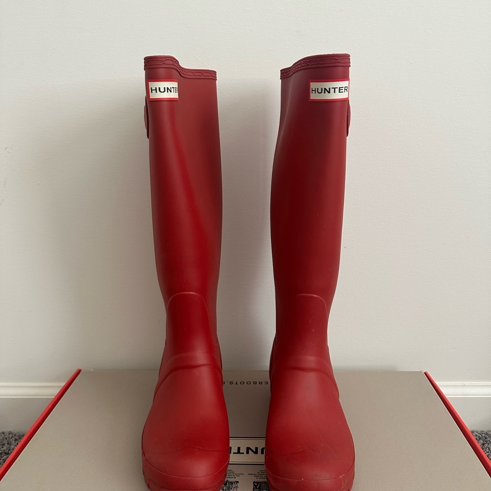 Hunter Original Red Rain Boots